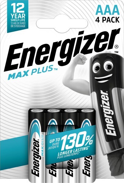 Batterier AAA Energizer Max Plus E92 (4-pack)