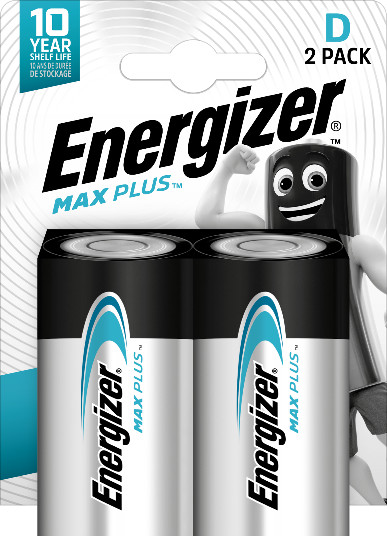 Energizer Max Plus D/E95 (2-pack)