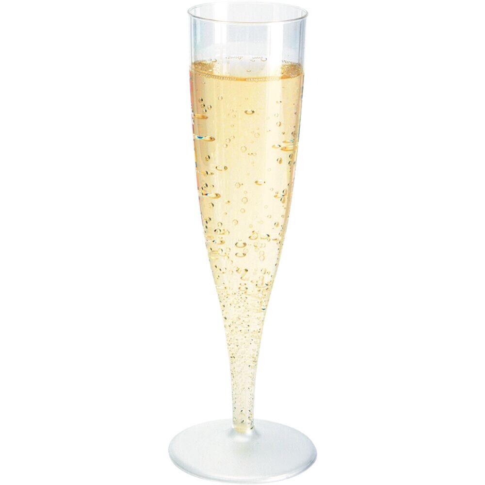 Engangs champagneglas - 13,5 cl - 100 stk