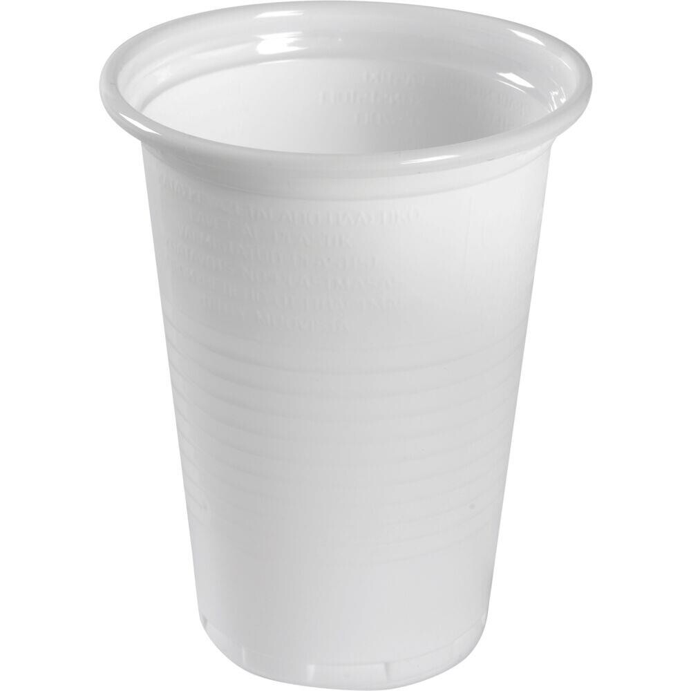 Engangsglas ABENA Gastro 8,9 cm Ø7 cm 18 cl Hvid - 3000 stk