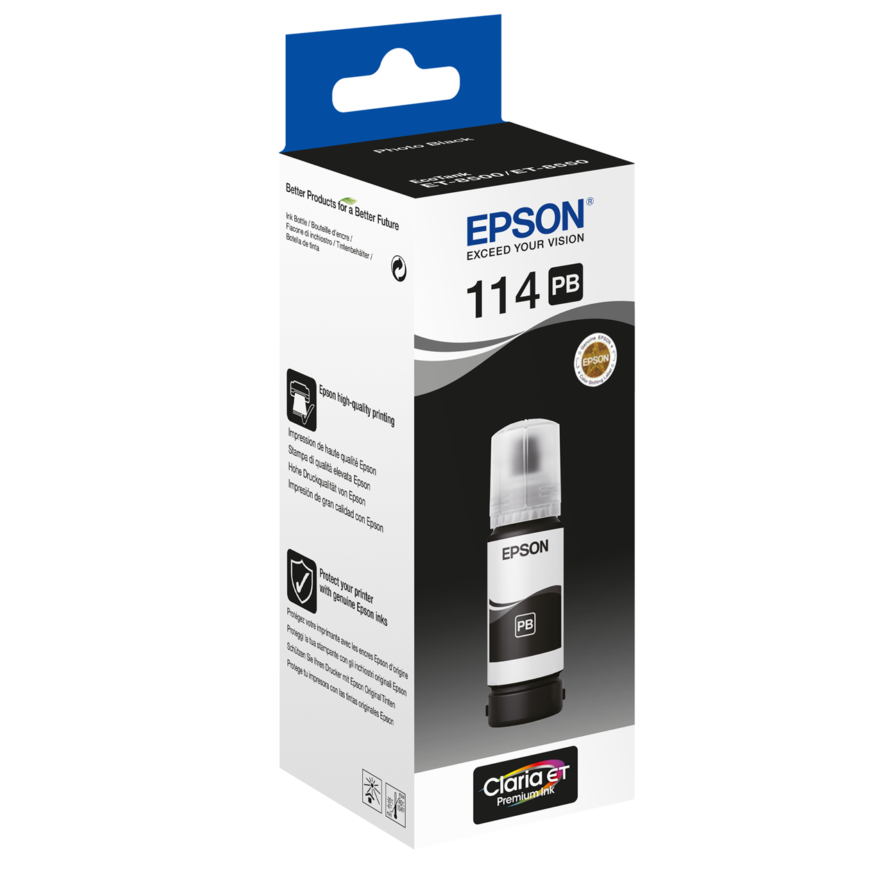 Epson 114 EcoTank blækflaske fotosort