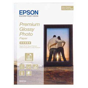 Fotopapir 13x18 cm Epson Premium Glossy 255 gram - Gold 30 stk.