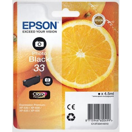 Epson 33 Photo Sort Claria Premium Ink
