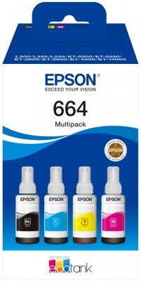 Epson 664 - Blækpatroner - 4 Farver - Sampak