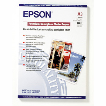 Fotopapir A3 Epson 251g Premium Semigloss - 20 ark