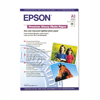 A3 fotopapir Epson 255g premium glossy - 20 ark