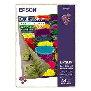Fotopapir A4 Epson - dobbelt sidet mat 50 ark