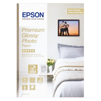 Fotopapir Epson - A4 Premium Glossy 255 gram - gold 30 ark