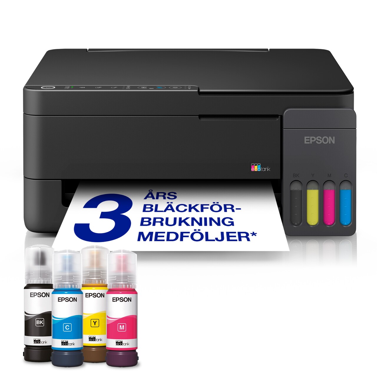Printer Epson EcoTank ET-2910 - inkjet farveprinter - sort