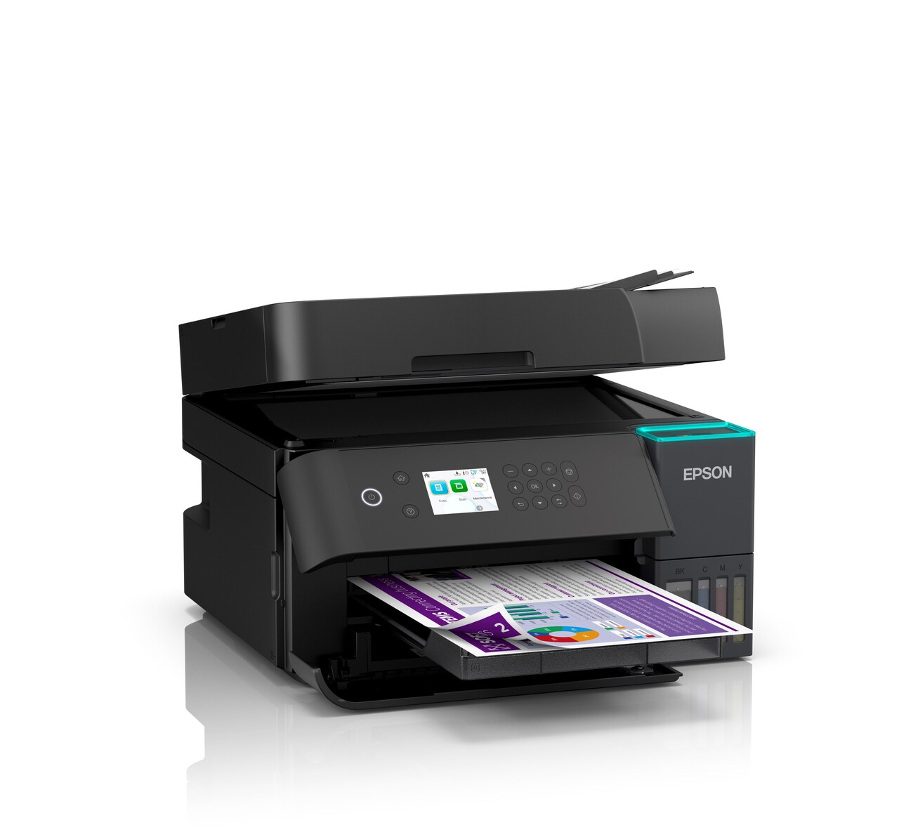 Printer - Epson EcoTank ET-3950 - A4 - Multifunktion - Wi-Fi - Sort