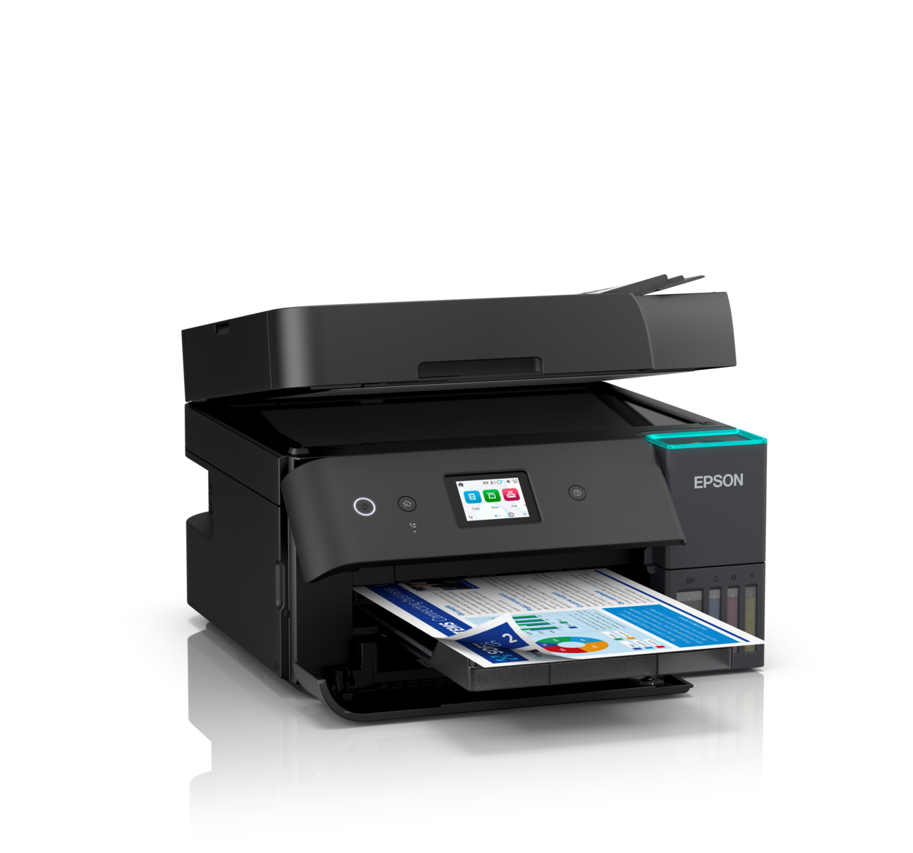 Printer - Epson EcoTank ET-4950 - A4 - Multifunktion - Wi-Fi - Sort