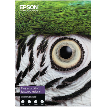 A4 Papir - Epson Fine Art Cotton Textured Natural - 300 g/m² - 25 ark