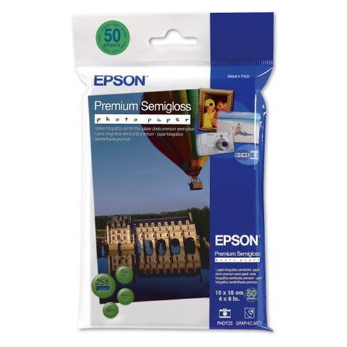 Fotopapir - Epson Premium Semigloss 10x15 cm - 251 g/m² - 50 ark
