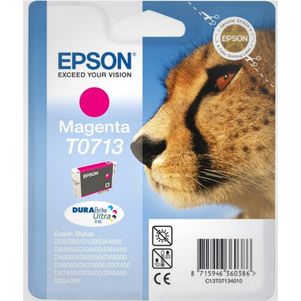 Epson T0713 Magenta Ink Cartridge 5.5 ml
