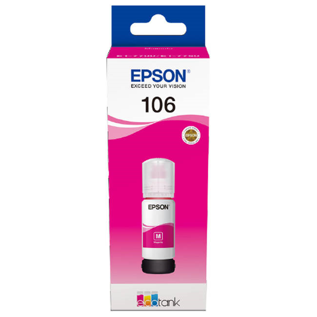 Epson T106 EcoTank blækflaske magenta