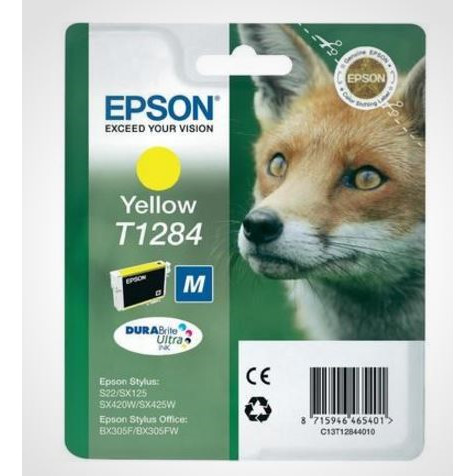Epson T1284 blækpatron gul - 3,5 ml - 175 sider