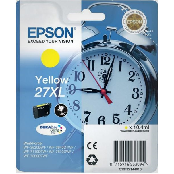 Epson T2714 Yellow Ink Cartridge XL