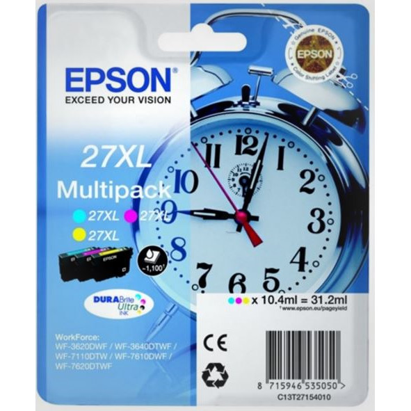 Epson T2715 3-Color Multipack Ink Cartridge XL