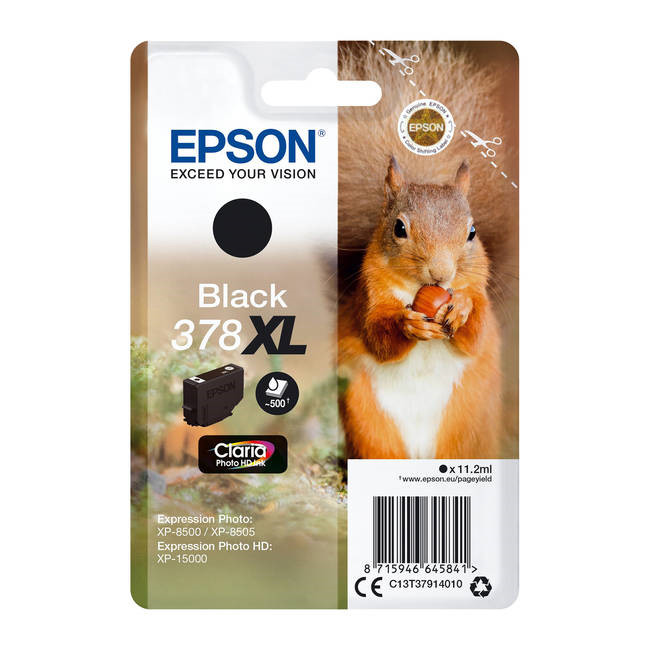 Epson T3788 blækpatron sort XL