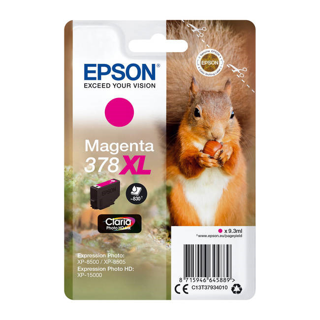 Epson T3788 blækpatron magenta XL