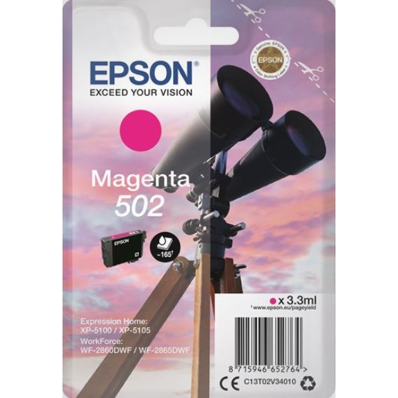 Epson T502 Magenta Ink Cartdridge