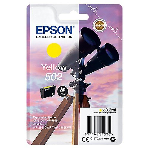 Epson T502 Yellow Ink Cartdridge