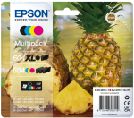 Epson T604, Blækpatron, Sort og Farver, Sampak