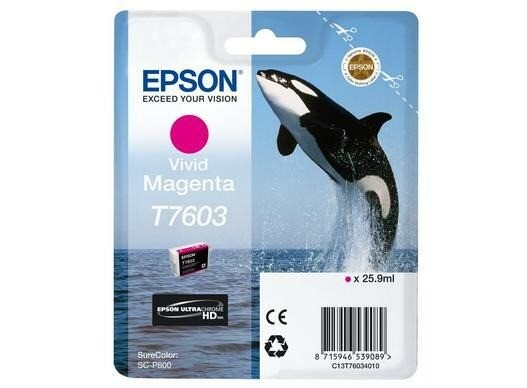 Epson T76034N10 Vivid Magenta Ink Cartridge blækpatron