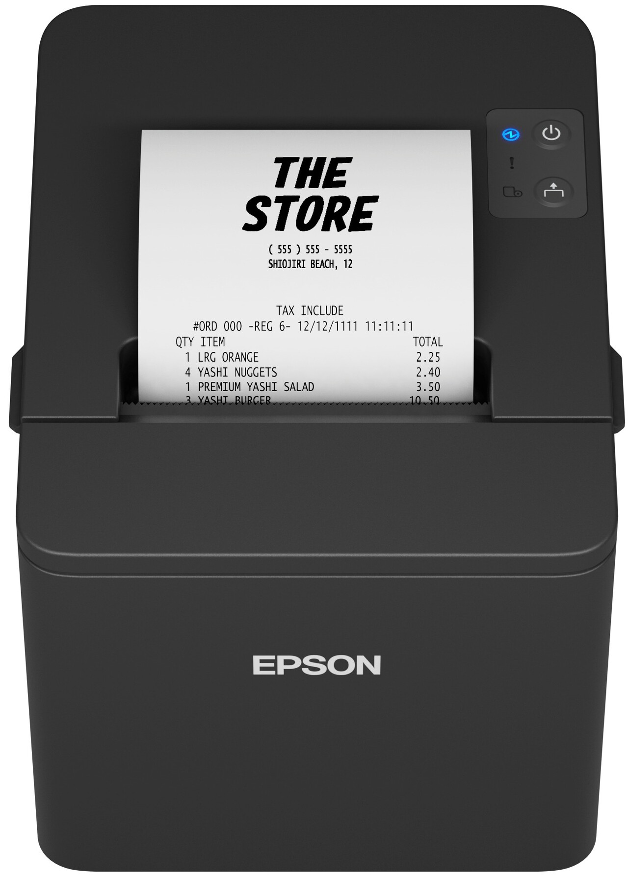 Epson TM-T20IV, 8 dots/mm (203 dpi), cutter, USB, RS232