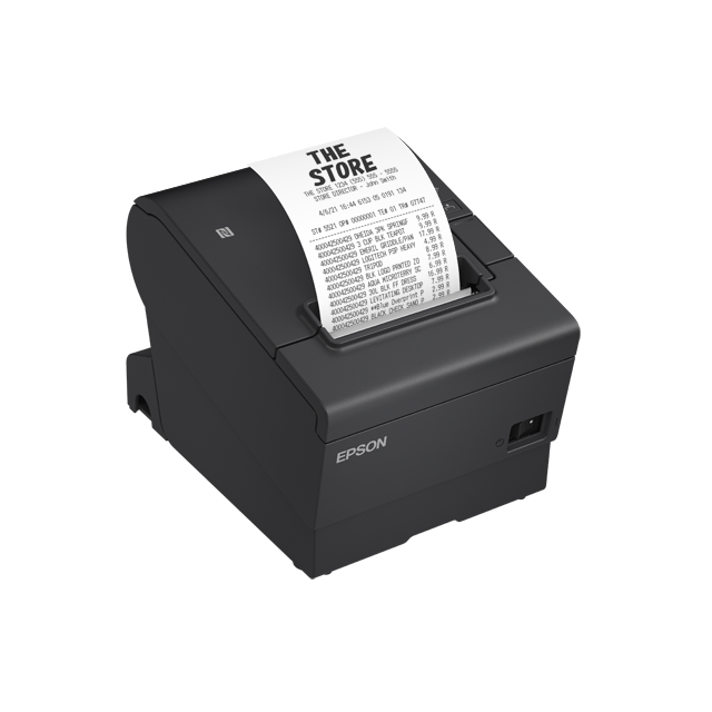 Epson TM-T88VII (112): USB Ethernet Serial PS Black