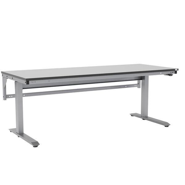 Arbejdsbord ErgoMini 2000x800mm m/HPL bordplade