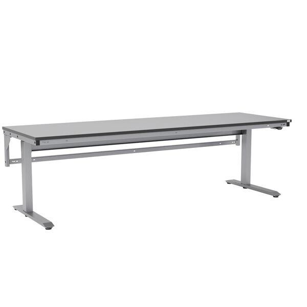 Arbejdsbord ErgoMini 2500x800mm m/HPL bordplade