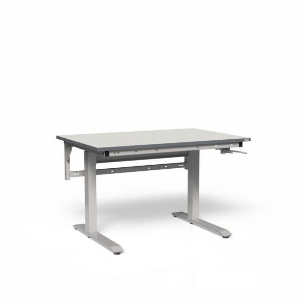 Arbejdsbord ErgoNomi 1200x800mm m/HPL bordplade