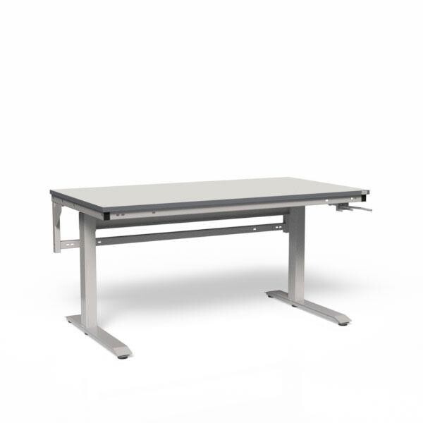 Arbejdsbord ErgoNomi 1500x800mm m/HPL bordplade