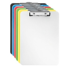 10 stk. Clipboards Esselte Vivida - forskellige farver - Køb minimum 10 stk.