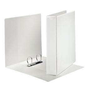 10 stk. Ringbind med lomme A4+ hvid 40 mm - Esselte - Køb minimum 10 stk.