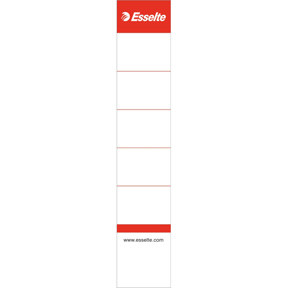 Rygetiket – Esselte til brevordner 50 mm – 100 stk