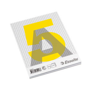10 stk. Notesblok A5 Esselte 60g/100 kvadrateret