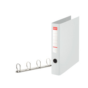 12 stk. Esselte Ringbinder Combi A4+ 4DR/40mm hvid - Køb minimum 12 stk.