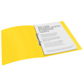 Esselte Ringbinder Vivida PP 2RR/16 yellow