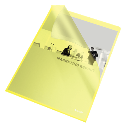 Esselte Folder Standard 105my A4 yellow (100)