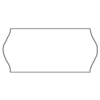 Etiketter - Meto 26 x 12 mm hvid frostlim 5 - 1500 stk