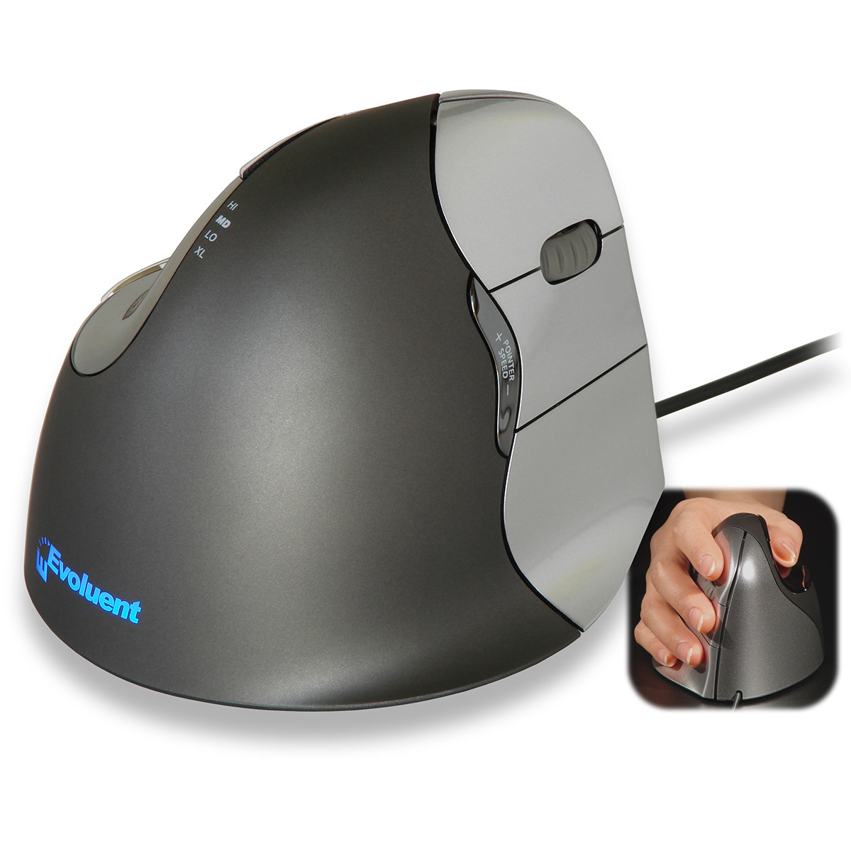 Ergonomisk mus Evoluent vertikal mus 4 right hand