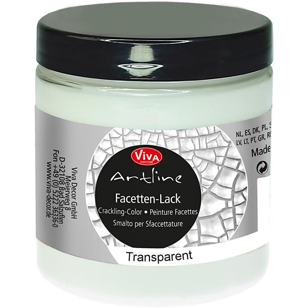 Krakeleringslak Facetten-Lack transparent 250ml