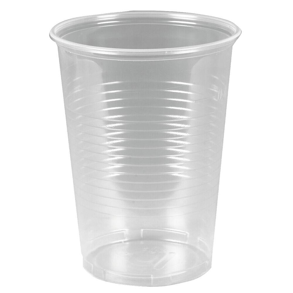 Fadølsglas - 40 cl / 50 cl - Klar PP - Med riller - 1600 stk