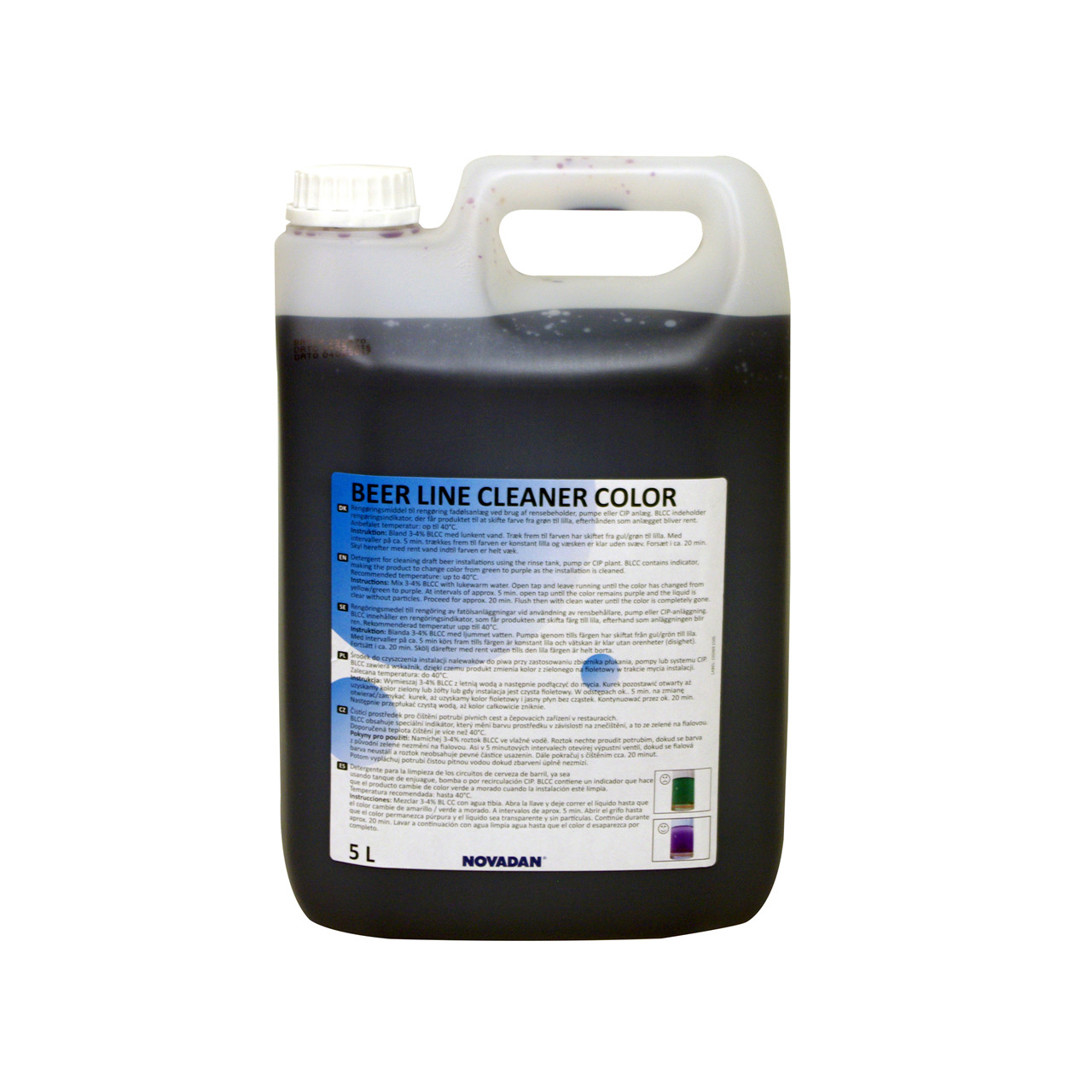 Fadølsrens - Beer Line Cleaner Color - 5 liter - 3 stk