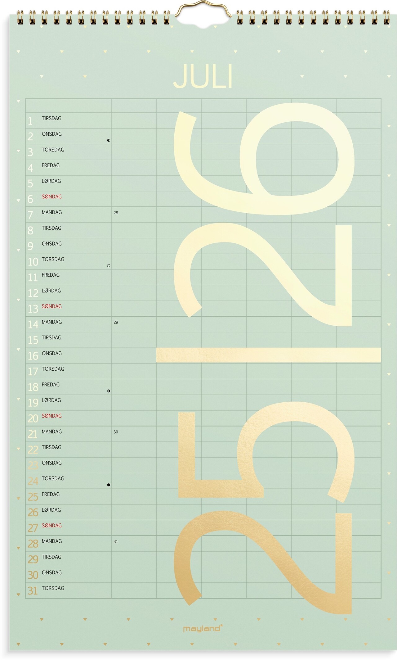 Familiekalender - Mayland Studie Color 2025/2026 - 26807700