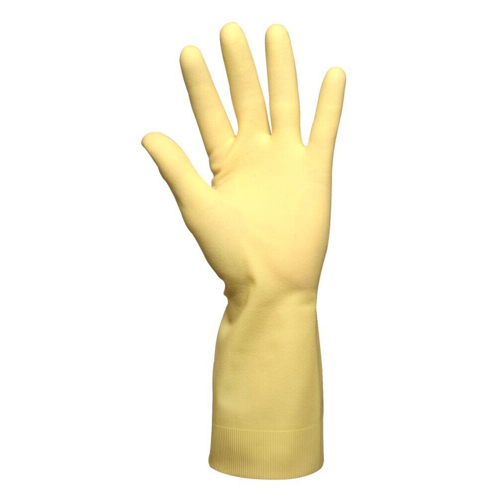 Fantom Super 45 - Gul Neoprene/Latex handske uden velour - Størrelse 6-6,5 - 12 stk