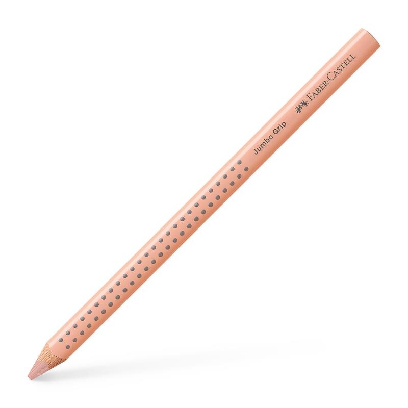 Farveblyant, Faber-Castell Grip, JUMBO, Rosa, trekantet - 12 stk