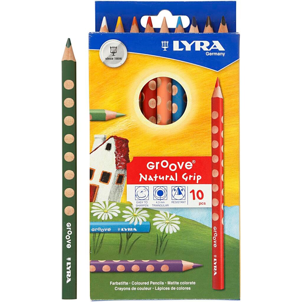 Farveblyanter Groove 10stk